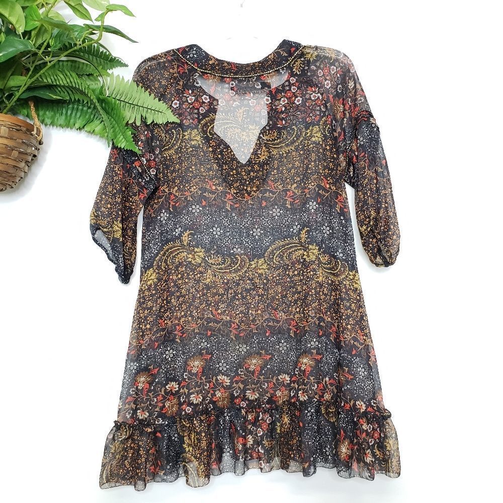 Patterson J. Kincaid Sheer Dress Size S - Picture 8 of 11